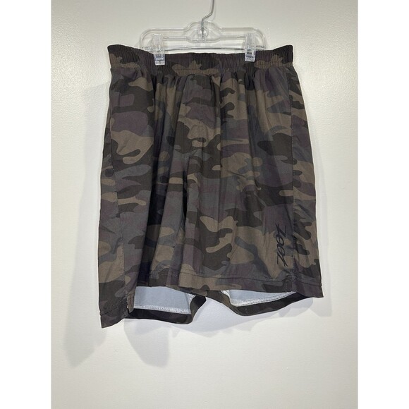 Zoot Men’s Shorts CAMO Size MEDIUM triathalon sports - Picture 1 of 8